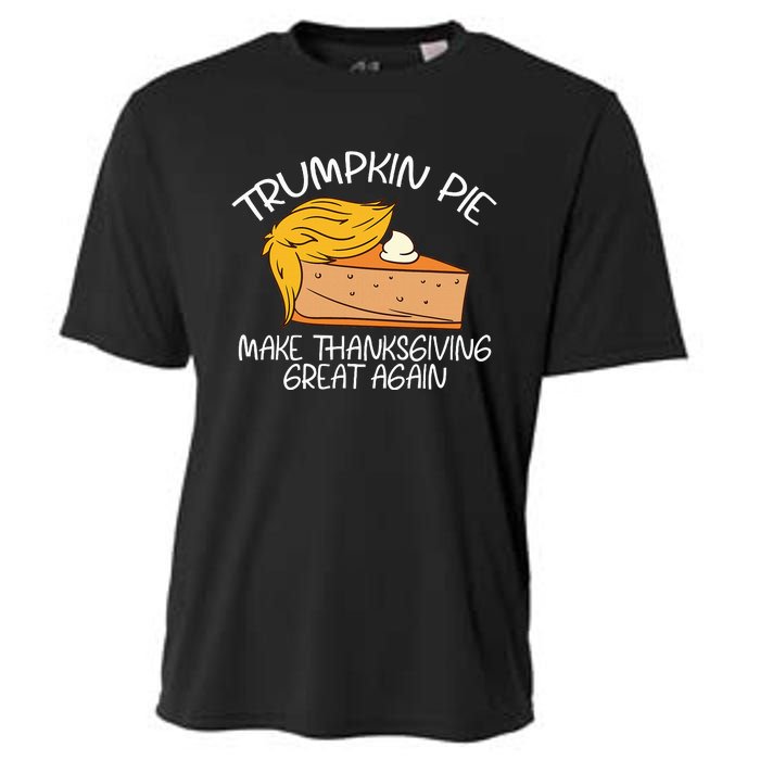 Trumpkin Pie Pumpkin Pie Thanksgiving Cooling Performance Crew T-Shirt