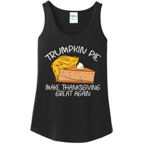 Trumpkin Pie Pumpkin Pie Thanksgiving Ladies Essential Tank