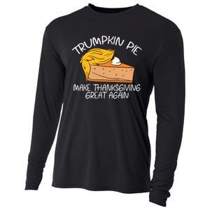 Trumpkin Pie Pumpkin Pie Thanksgiving Cooling Performance Long Sleeve Crew