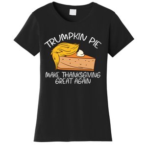 Trumpkin Pie Pumpkin Pie Thanksgiving Women's T-Shirt