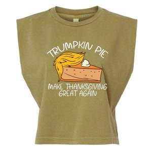 Trumpkin Pie Pumpkin Pie Thanksgiving Garment-Dyed Women's Muscle Tee