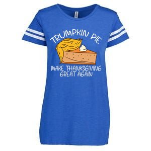 Trumpkin Pie Pumpkin Pie Thanksgiving Enza Ladies Jersey Football T-Shirt