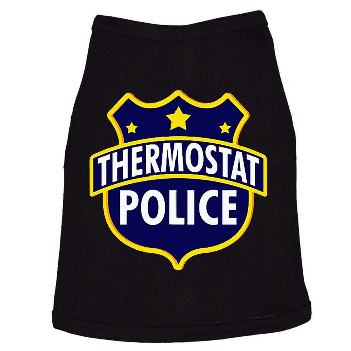 Thermostat Police Pocket Funny Dads Birthday Fathers Day Doggie Tank