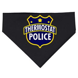 Thermostat Police Pocket Funny Dads Birthday Fathers Day USA-Made Doggie Bandana