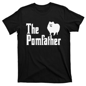 The Pomfather Pomeranian Daddy Pom Dog Lover T-Shirt