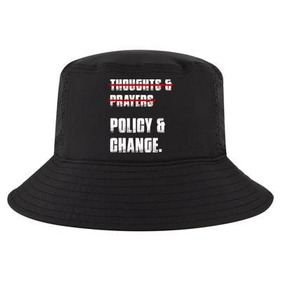 Thoughts & Prayers Policy And Change Cool Comfort Performance Bucket Hat