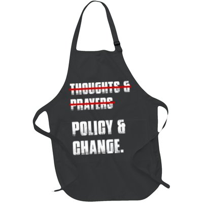 Thoughts & Prayers Policy And Change Apron