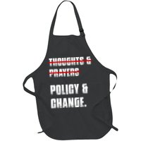 Thoughts & Prayers Policy And Change Apron