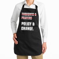 Thoughts & Prayers Policy And Change Apron