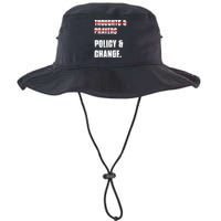 Thoughts & Prayers Policy And Change Bucket Hat