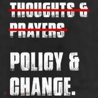 Thoughts & Prayers Policy And Change Premium Pullover Hoodie