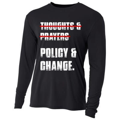 Thoughts & Prayers Policy And Change Cooling Performance Long Sleeve Crew