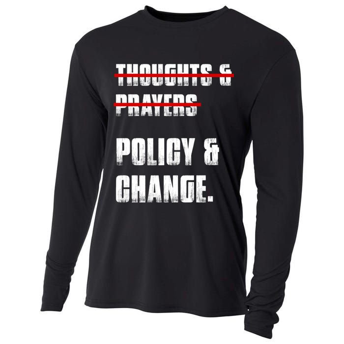 Thoughts & Prayers Policy And Change Cooling Performance Long Sleeve Crew