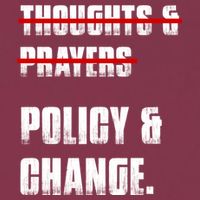 Thoughts & Prayers Policy And Change 16oz Travel Tumbler