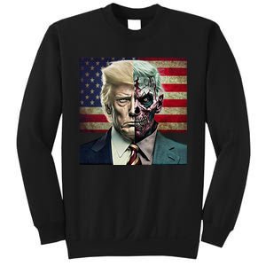 Two-Faced Politicians Presidential Election 2024 Trump  Sweatshirt