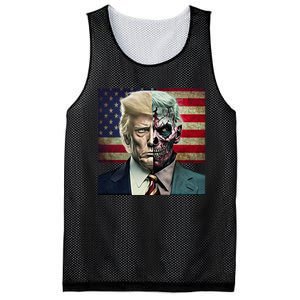 Two-Faced Politicians Presidential Election 2024 Trump  Mesh Reversible Basketball Jersey Tank