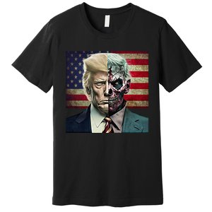 Two-Faced Politicians Presidential Election 2024 Trump  Premium T-Shirt