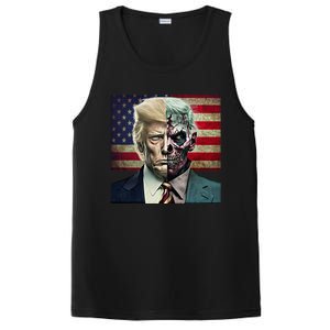 Two-Faced Politicians Presidential Election 2024 Trump  PosiCharge Competitor Tank