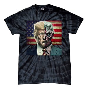 Two-Faced Politicians Presidential Election 2024 Trump  Tie-Dye T-Shirt