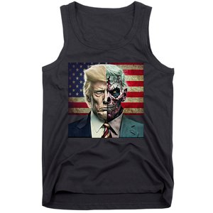 Two-Faced Politicians Presidential Election 2024 Trump  Tank Top