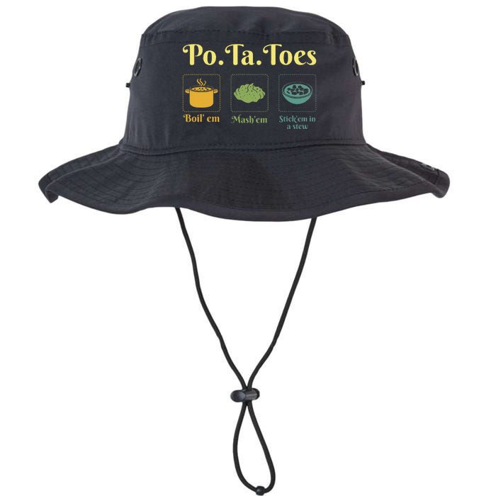 Taters Potatoes Potato Boil Em Stick Em In A Stew Legacy Cool Fit Booney Bucket Hat