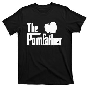 The Pomfather Pomeranian Dog Dad Father Father's Day T-Shirt