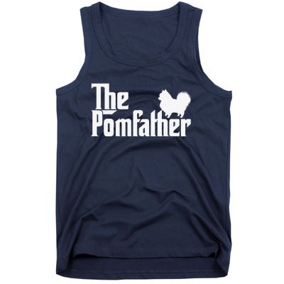 The Pomfather Pomeranian Owner Fathers Day Dog Lover Tank Top