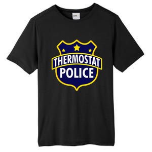 Thermostat Police Pocket Funny Dads Birthday Fathers Day Tall Fusion ChromaSoft Performance T-Shirt