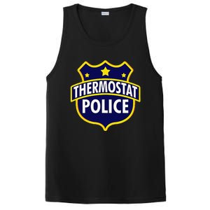 Thermostat Police Pocket Funny Dads Birthday Fathers Day PosiCharge Competitor Tank