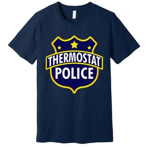 Thermostat Police Pocket Funny Dads Birthday Fathers Day Premium T-Shirt