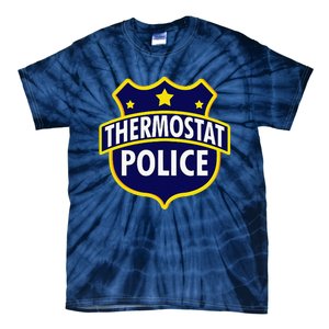 Thermostat Police Pocket Funny Dads Birthday Fathers Day Tie-Dye T-Shirt