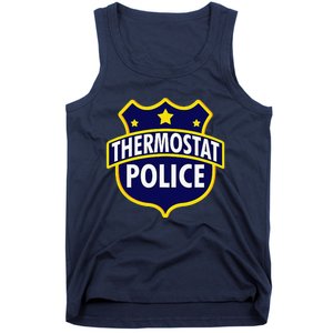 Thermostat Police Pocket Funny Dads Birthday Fathers Day Tank Top