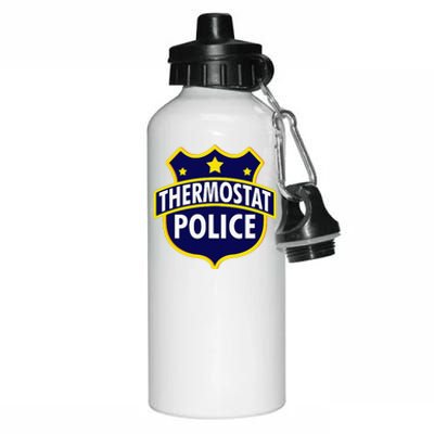 Thermostat Police Pocket Funny Dads Birthday Fathers Day Aluminum Water Bottle 