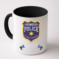 Thermostat Police Please Step Away From The Dial Dad Jokes Mug