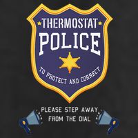 Thermostat Police Please Step Away From The Dial Dad Jokes Microfiber Hand Towel