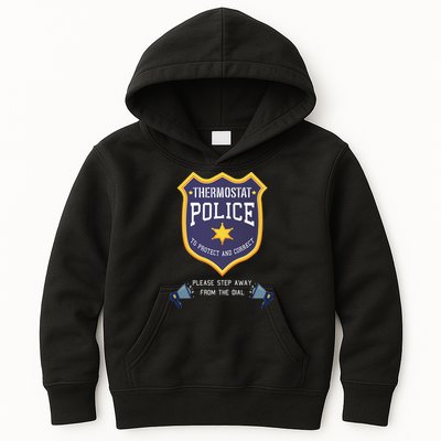 Thermostat Police Please Step Away From The Dial Dad Jokes Kids Hoodie