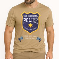 Thermostat Police Please Step Away From The Dial Dad Jokes Cooling Performance Crew T-Shirt
