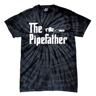 The Pipefather Pipefitter Pipe Fitter Plumber Plumbing Tie-Dye T-Shirt