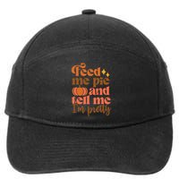 Thanksgiving Pumpkin Pie Lover's Delight 7-Panel Snapback Hat