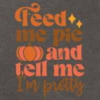 Thanksgiving Pumpkin Pie Lover's Delight Cotton Canvas Backpack