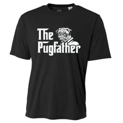 The Pugfather Pug Dad Fathers Day Gift Pug Lovers Cooling Performance Crew T-Shirt