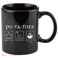 Taters Potatoes Potato Tater 11oz C Handle Ceramic Mug