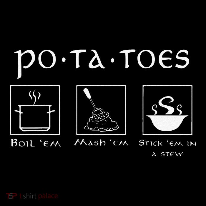 Taters Potatoes Potato Tater Poster