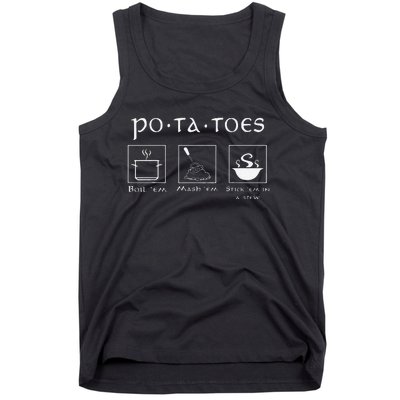 Taters Potatoes Potato Tater Tank Top