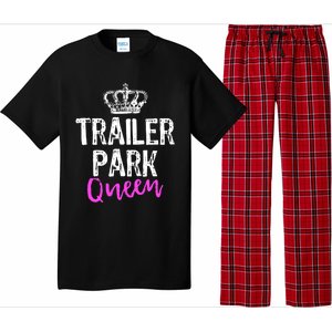 Trailer Park Queen Funny Redneck Camping Gift Christmas Gift Pajama Set