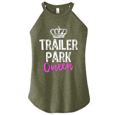 Trailer Park Queen Funny Redneck Camping Gift Christmas Gift Women’s Perfect Tri Rocker Tank