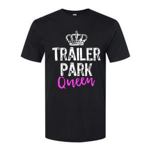 Trailer Park Queen Funny Redneck Camping Gift Christmas Gift Softstyle CVC T-Shirt