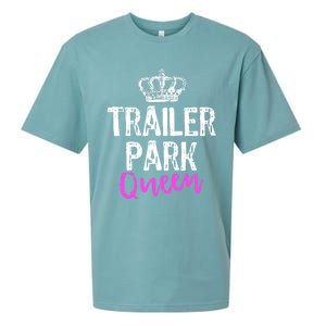 Trailer Park Queen Funny Redneck Camping Gift Christmas Gift Sueded Cloud Jersey T-Shirt