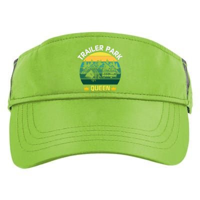 Trailer Park Queen Funny Girl Camping Gift Adult Drive Performance Visor