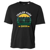 Trailer Park Queen Funny Girl Camping Gift Cooling Performance Crew T-Shirt